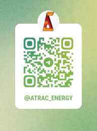 QR code کانال تلگرام شرکت اترک انرژی